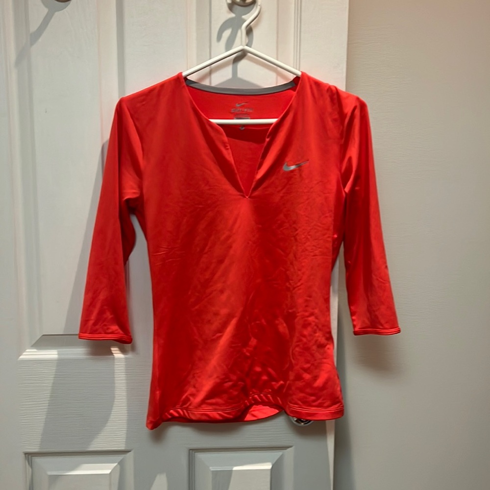 Nike Orange Drifit Top